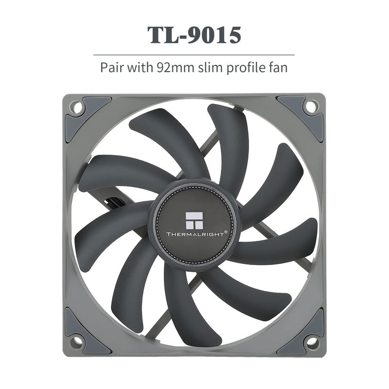 Thermalright مبرد هواء CPU منخفض الارتفاع AXP90-X53، ارتفاع 53 مم، مروحة TL-9015 رقيقة PWM، تقنية AGHP، متوافق مع AM4 / AM5 / Intel lga1700 / 1150 / 1151 / 1200 / 1851، مبرد ITX PC (AXP90 X53) - Image 5